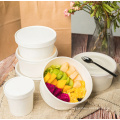 White Paper Soup Bowl Take Away Salad Bowl